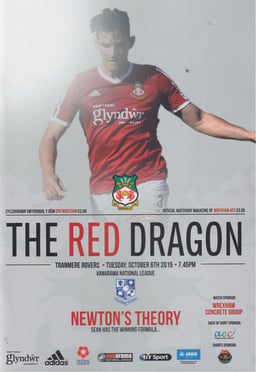 Wrexham v Tranmere Rovers Match Programme 2015-10-06